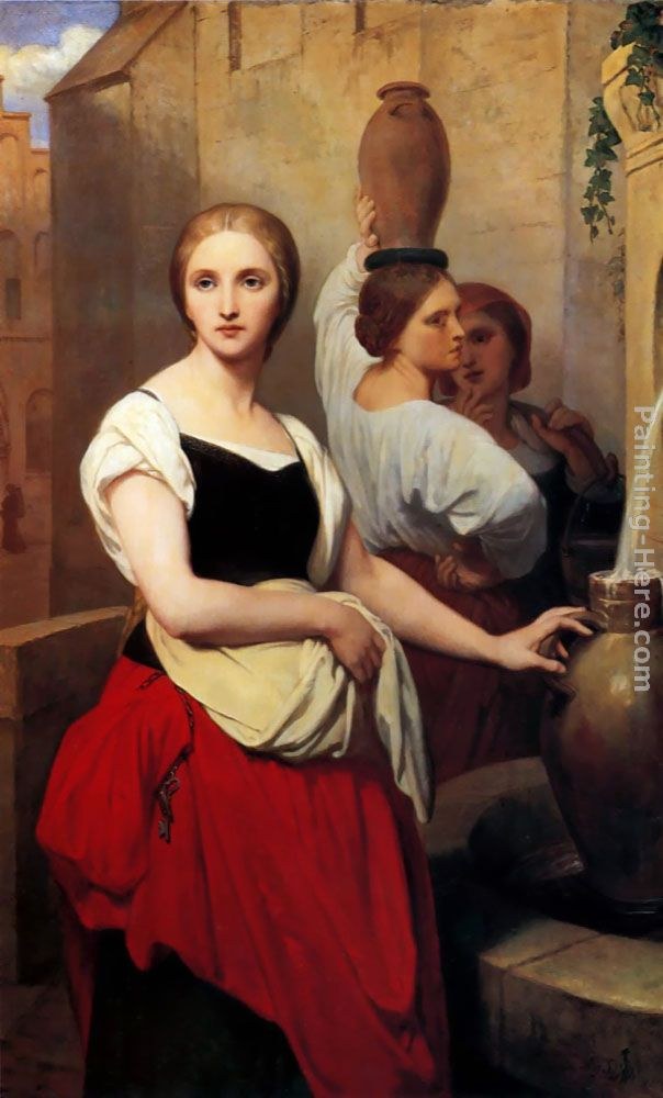 Ary Scheffer Margaret at the Fountain